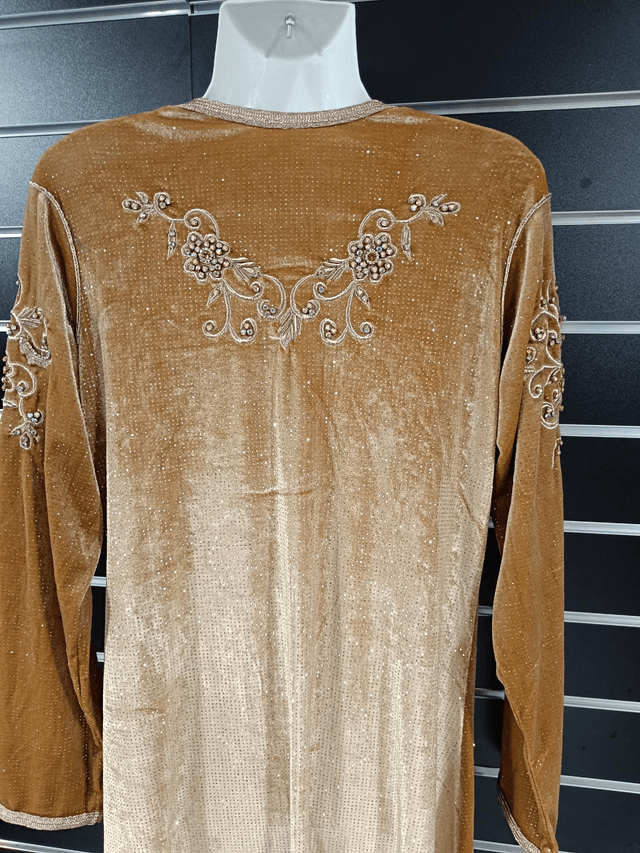 Caftan velour pailleté 