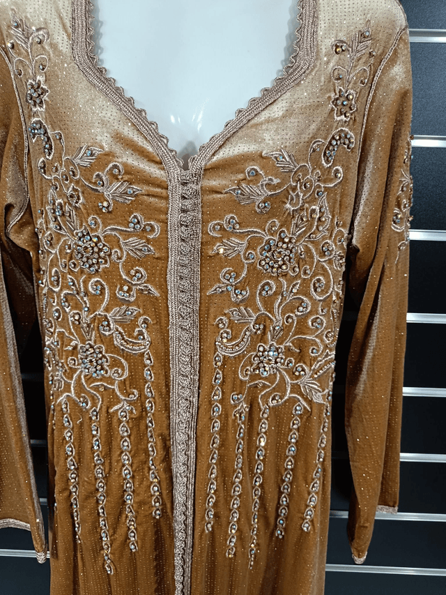 Caftan velour pailleté 