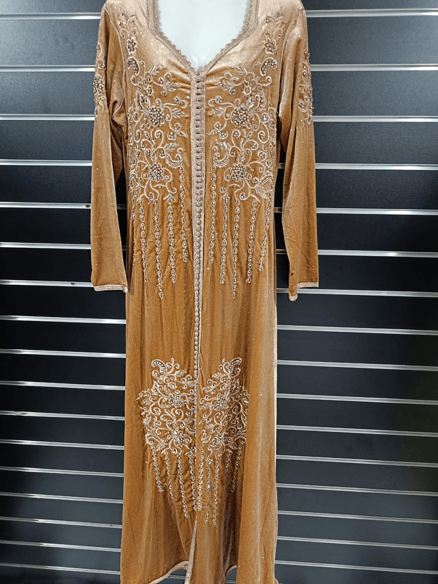 Caftan velour pailleté 