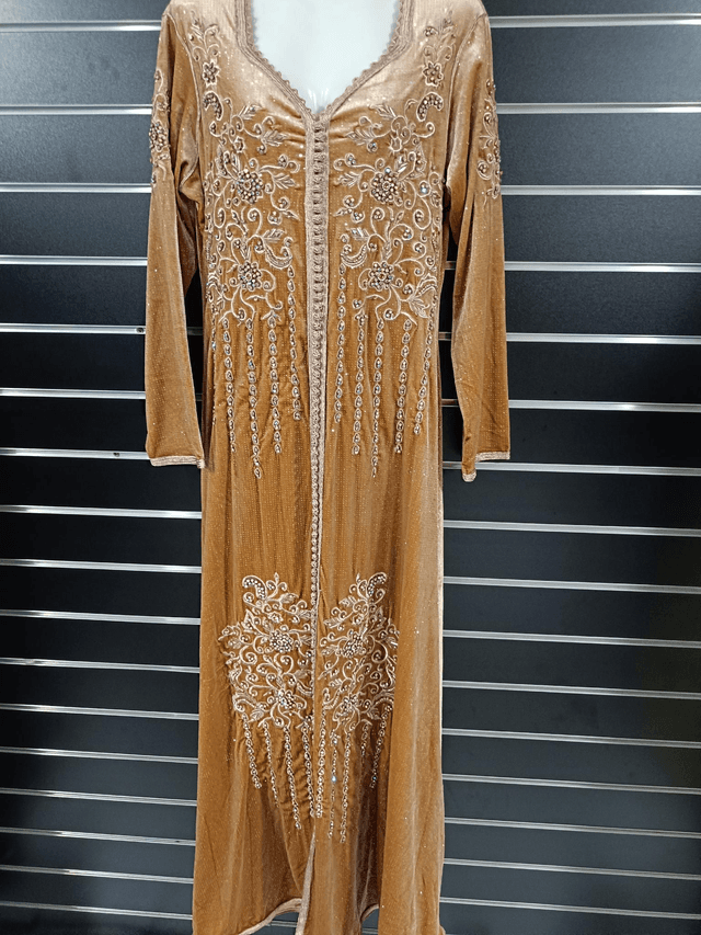Caftan velour pailleté 